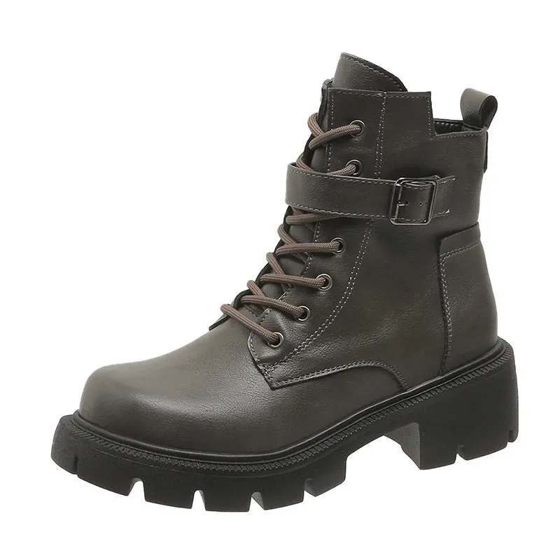 Khristina | Stylish Combat Boots