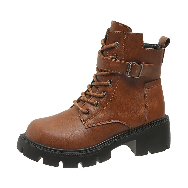 Khristina | Stylish Combat Boots