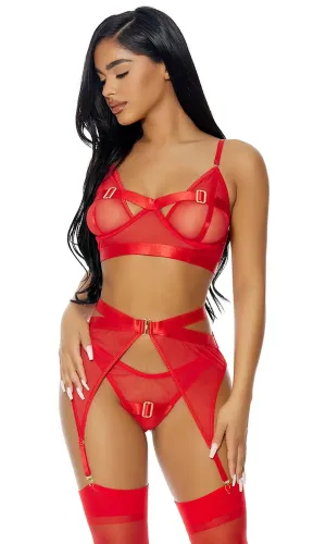 Kiss of Gold Lingerie Set