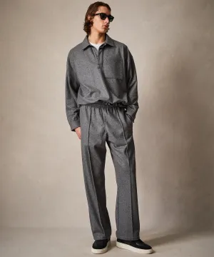 Knit Cashmere Pintuck Pant