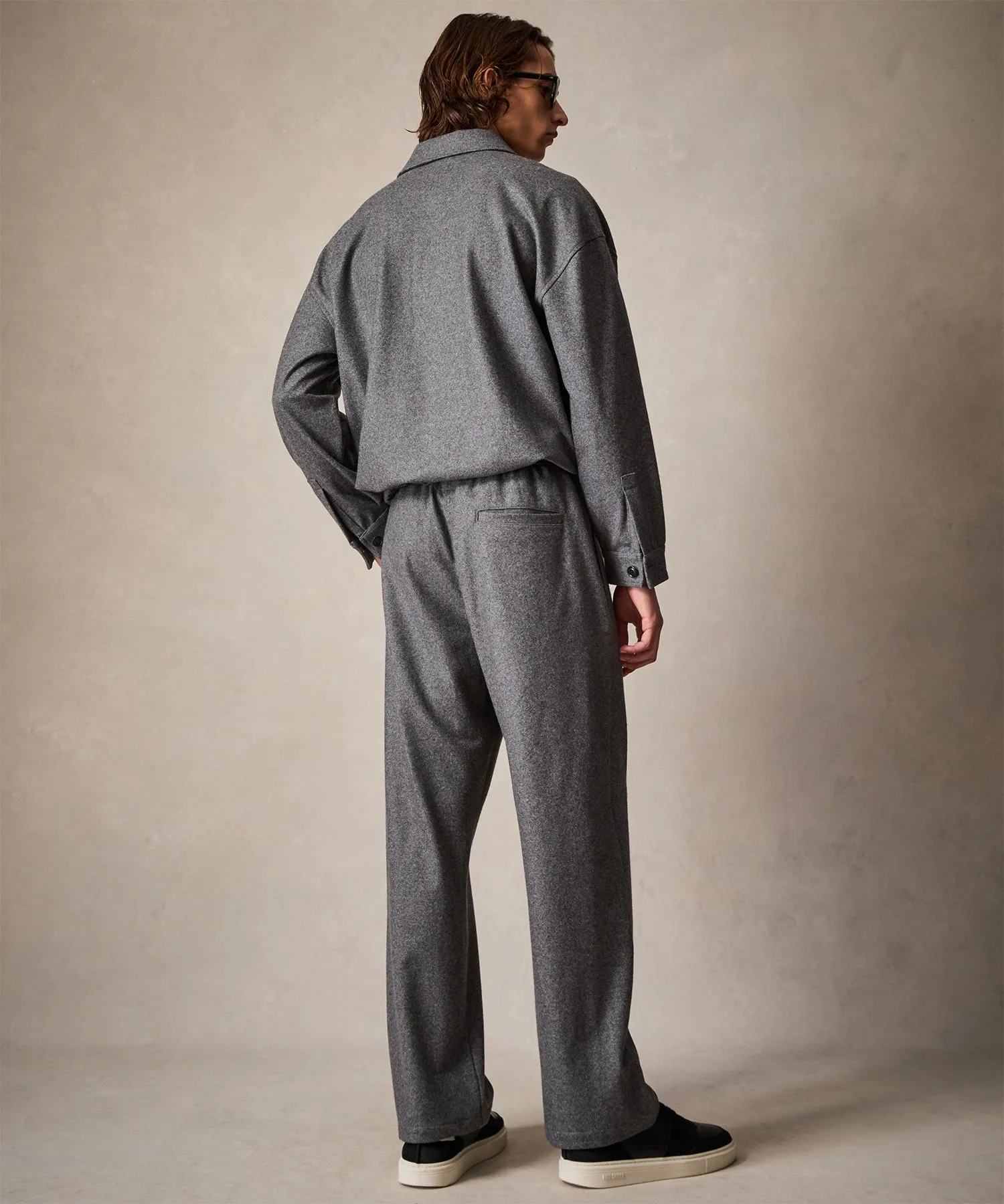 Knit Cashmere Pintuck Pant