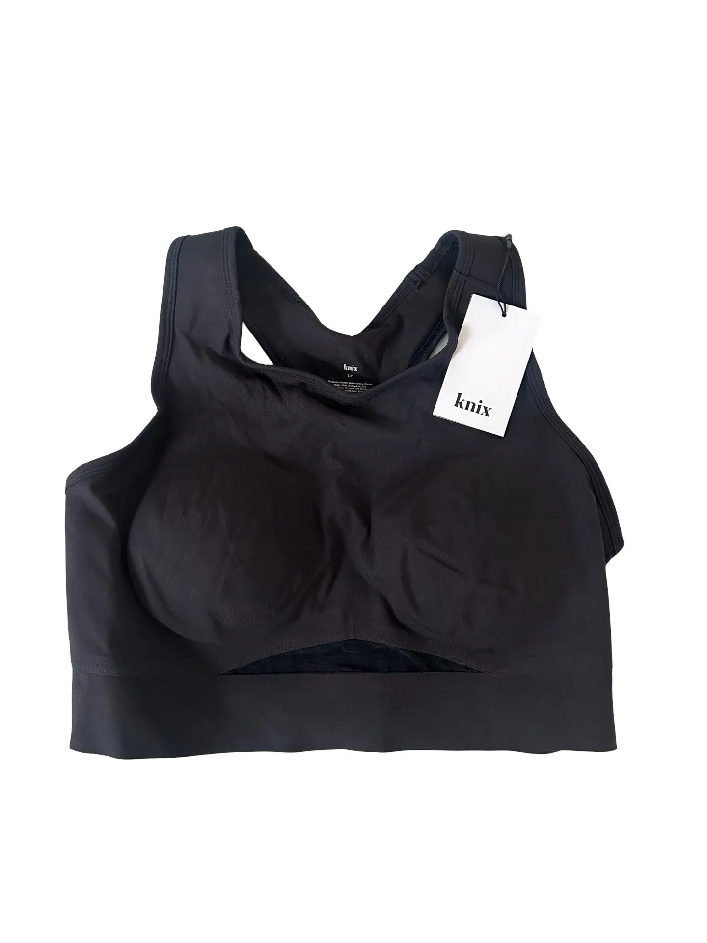 Knix racer back pullover sports bra size L 