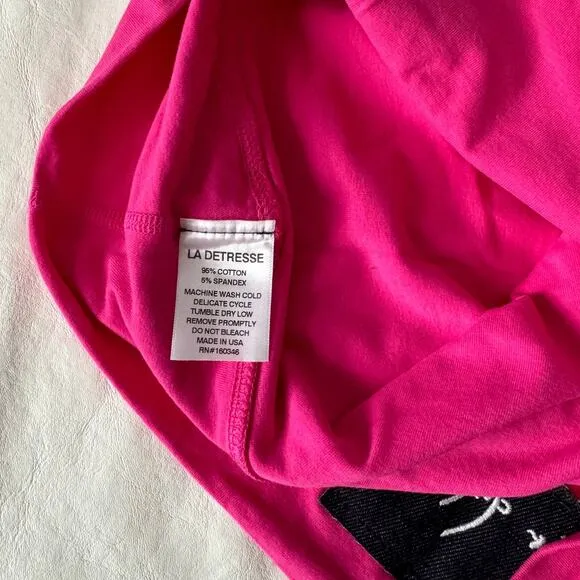 La Detresse Pink Bike Shorts Size M