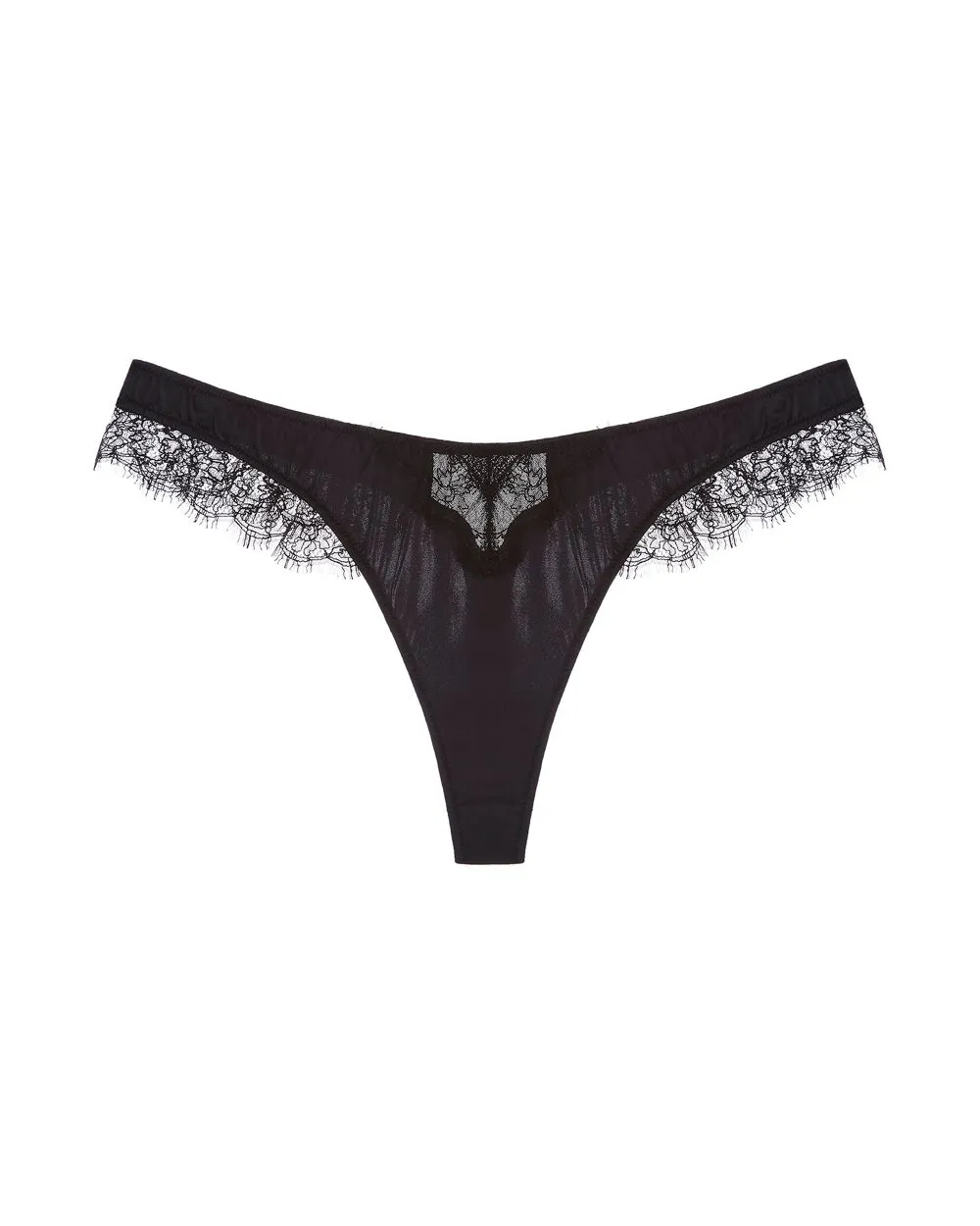 Lace Inset Thong