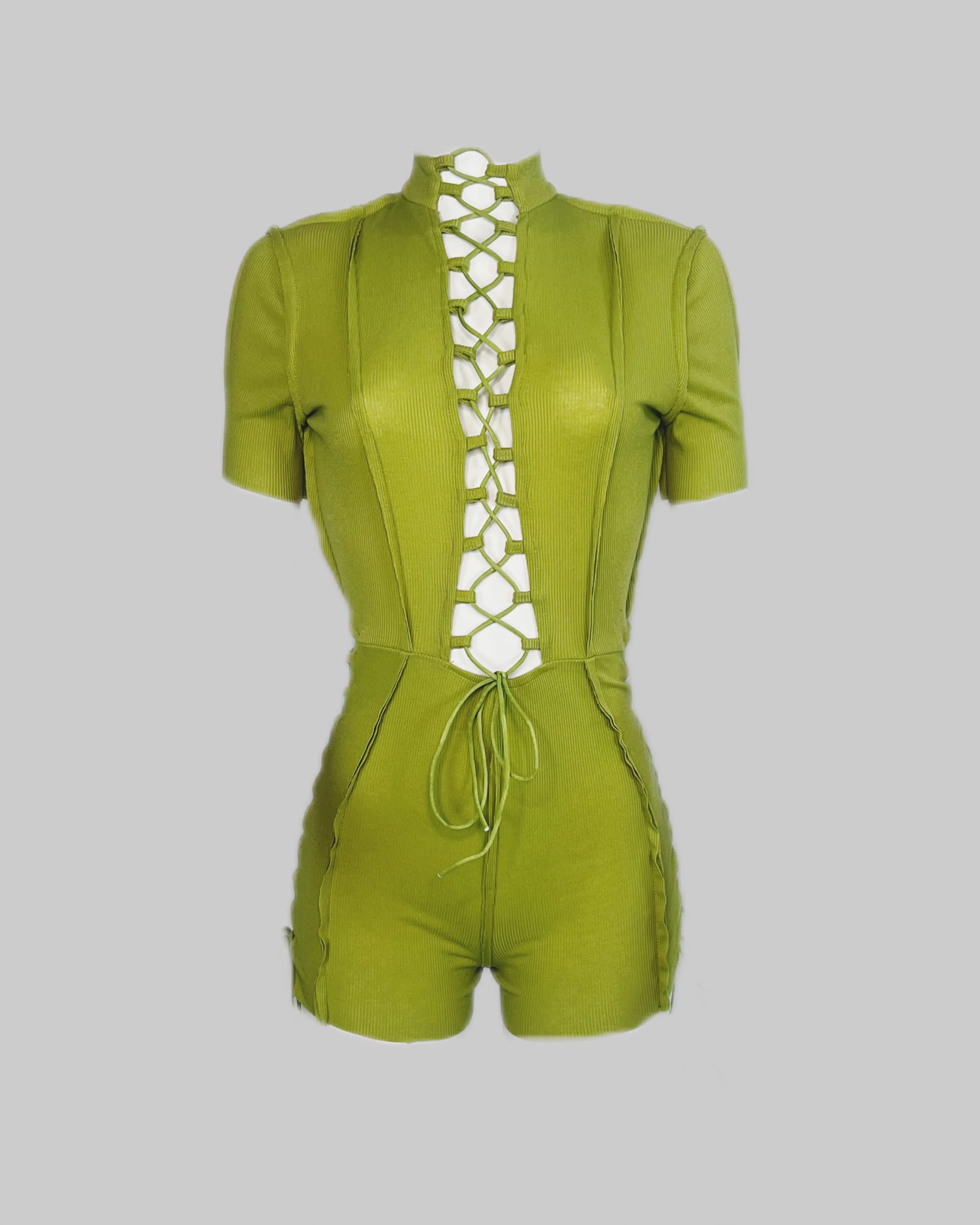 Lace Me Down - Green