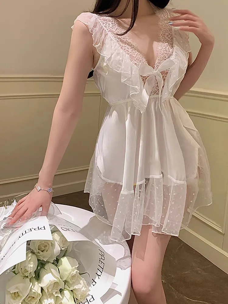 LACE SUSPENDER NIGHTDRESS UB98241