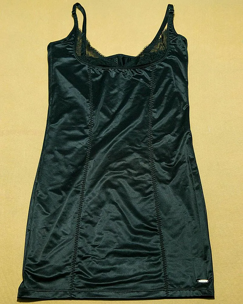 Ladies Black Silk Stretchable Slimming Secret Shapewear - 2100001
