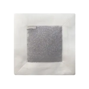 Lavender Square Sachet Ivory Linen