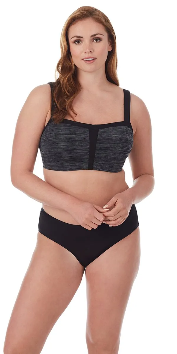 Le Mystère Charcoal Heather Hi-Impact Sport Bra 920