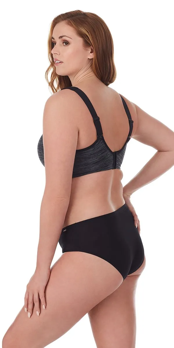 Le Mystère Charcoal Heather Hi-Impact Sport Bra 920