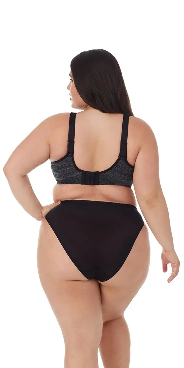 Le Mystère Charcoal Heather Hi-Impact Sport Bra 920