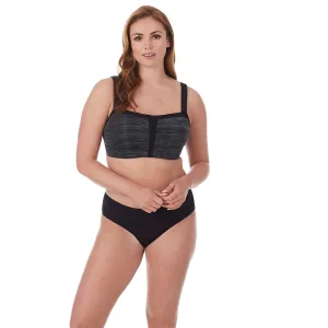 Le Mystère Charcoal Heather Hi-Impact Sport Bra 920