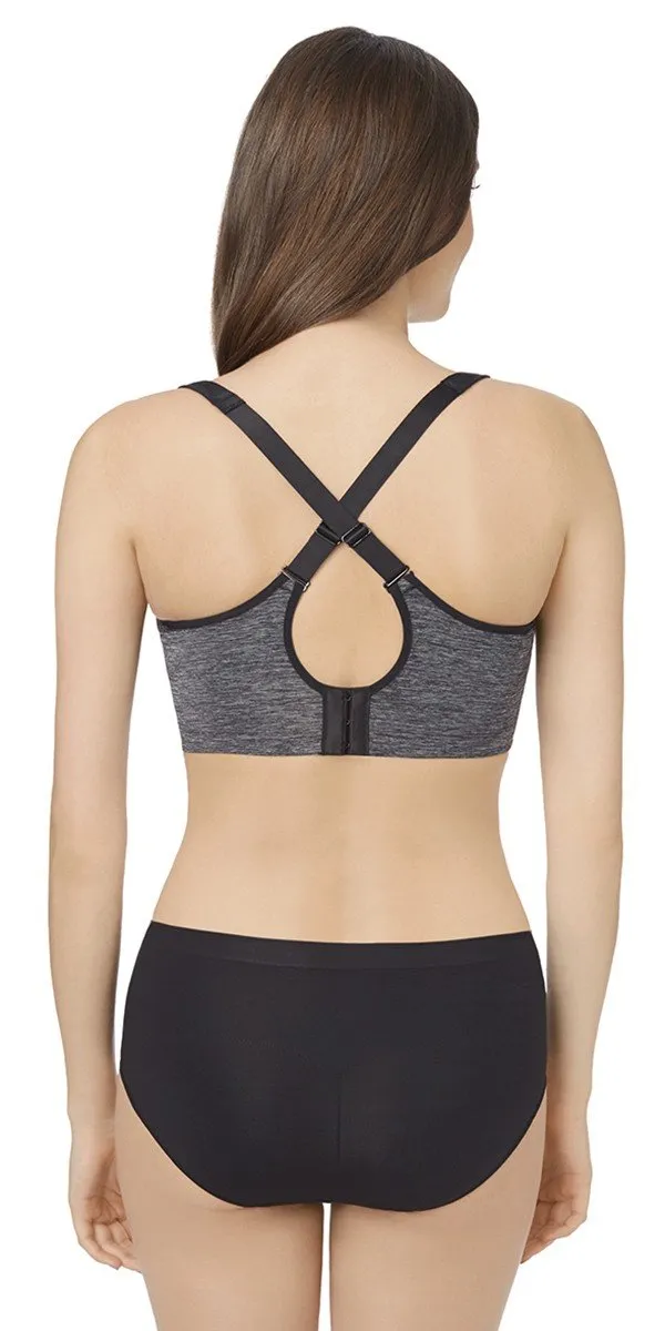 Le Mystère Charcoal Heather Hi-Impact Sport Bra 920