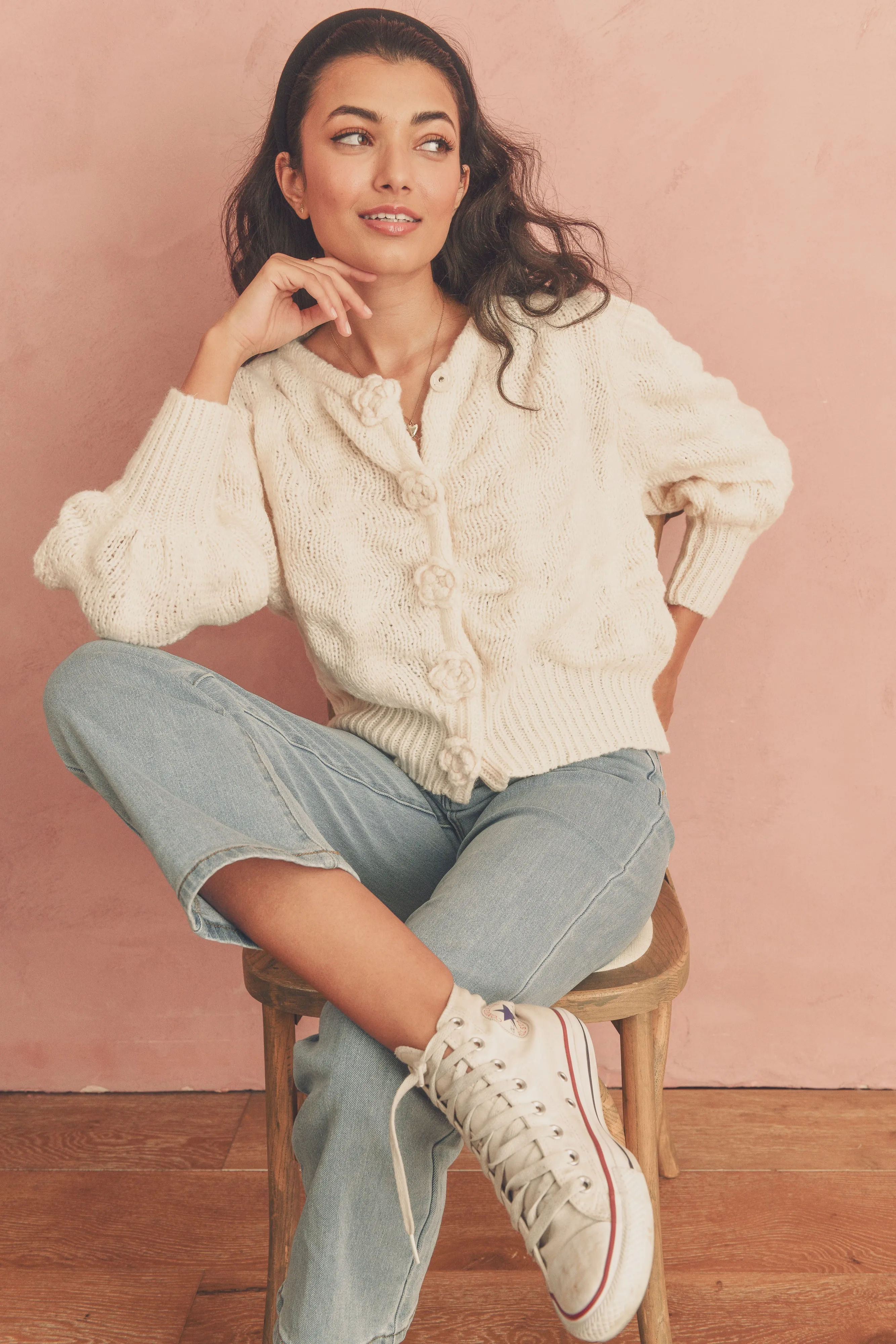 Learning Piano Cardigan