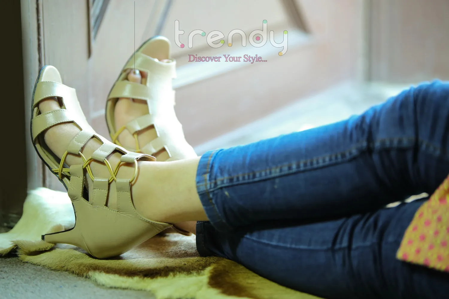 Leather Gladiator Boots Design ZA030