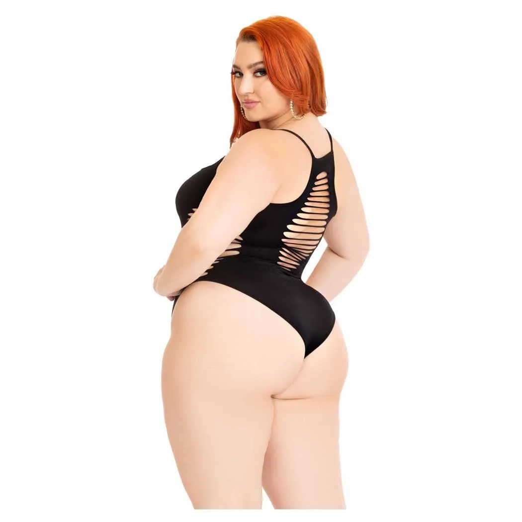 Leg Avenue Reckless Behavior Thong Bodysuit