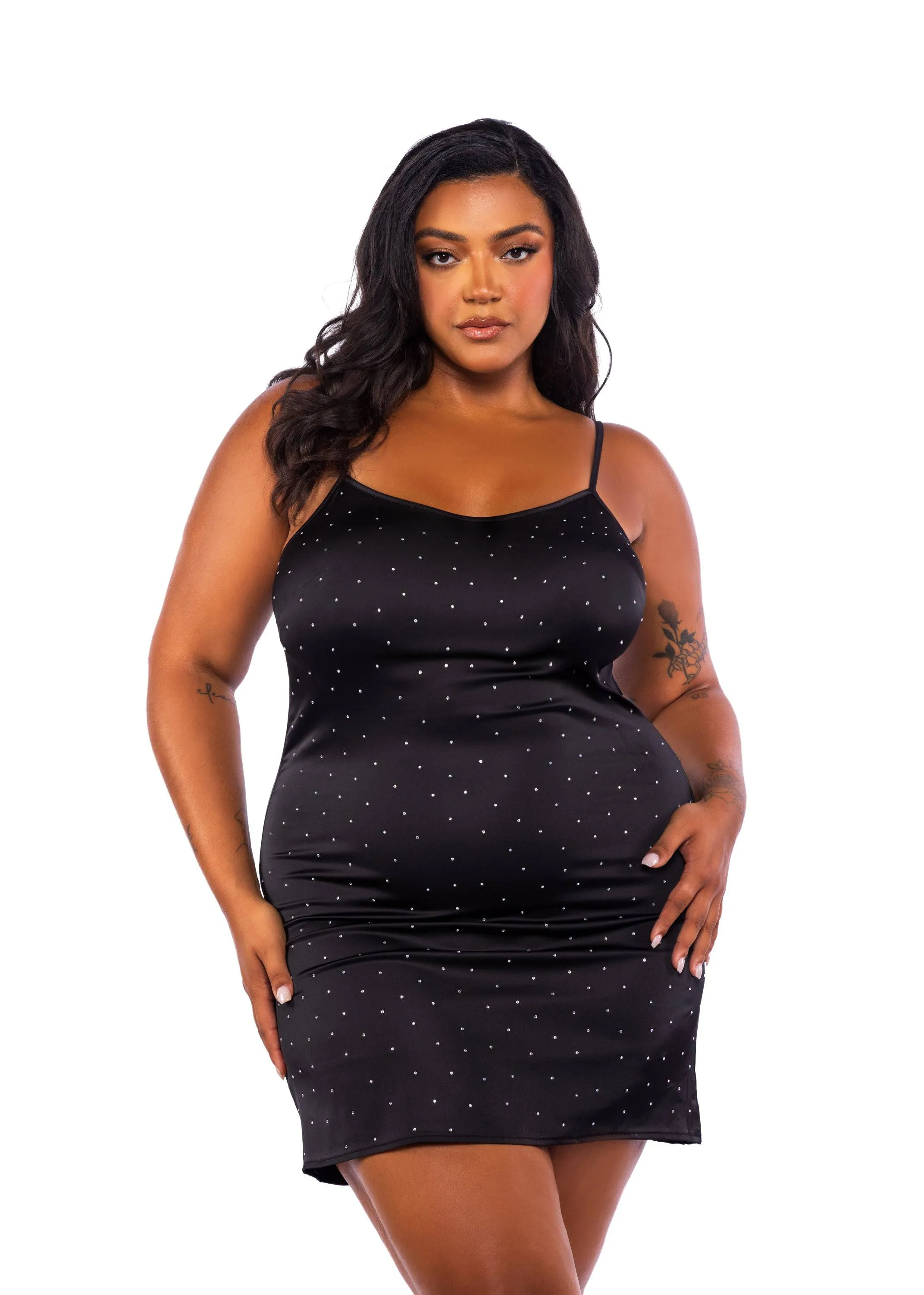 LI769 - Twinkle Diamante Chemise
