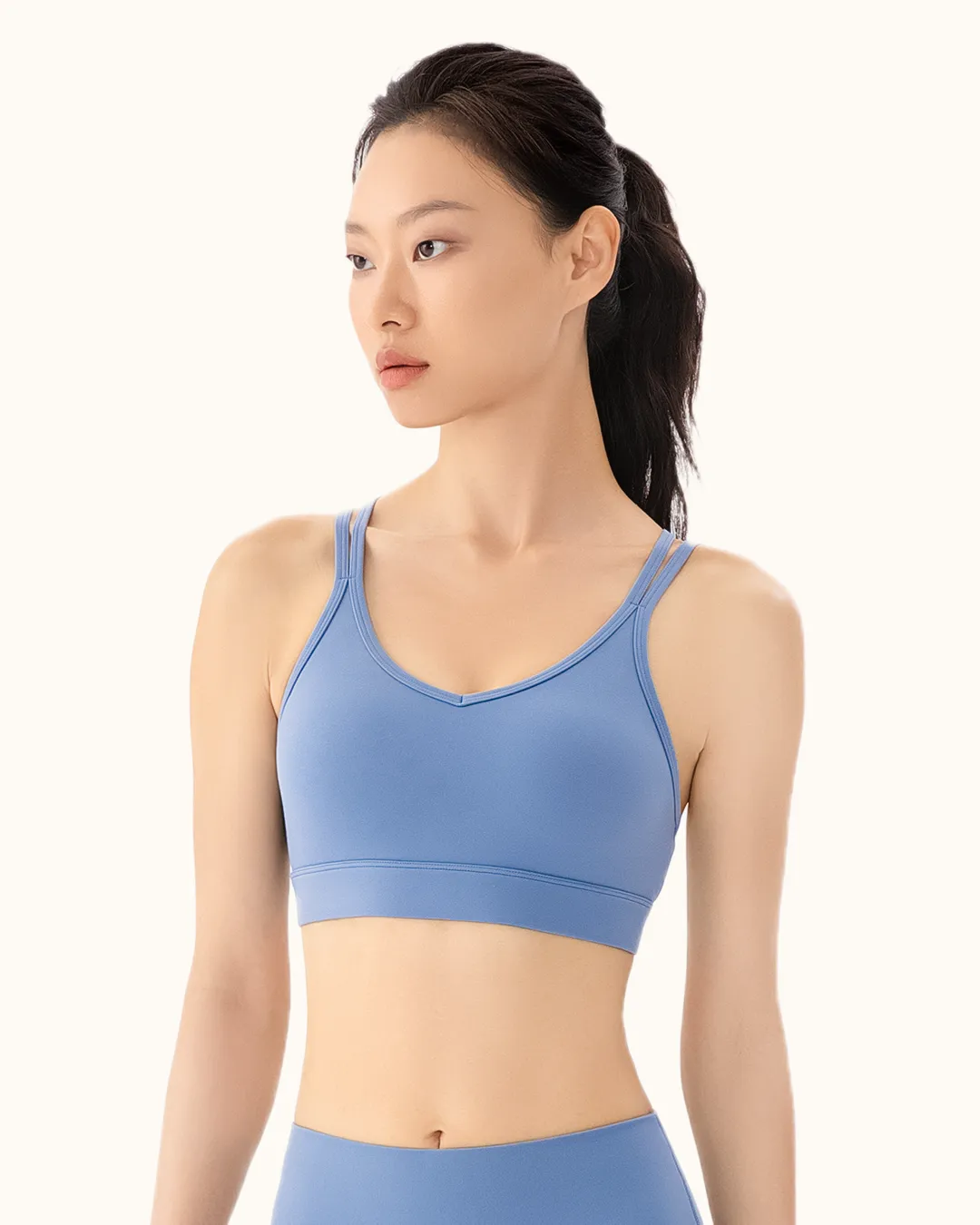 Light Support Criss-Cross Sports Bra