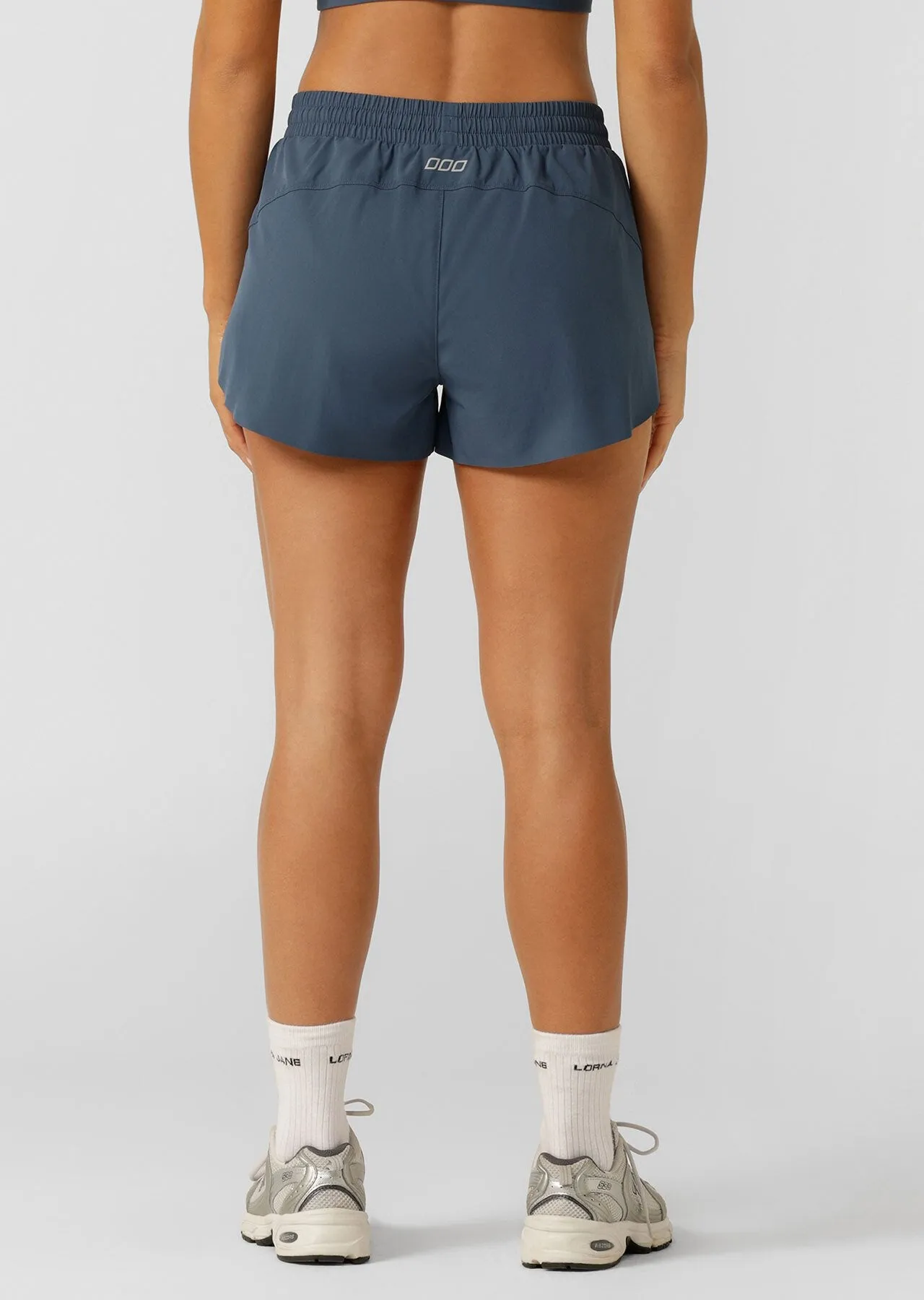 Lightspeed Phone Pocket Run Short | Pale Indigo