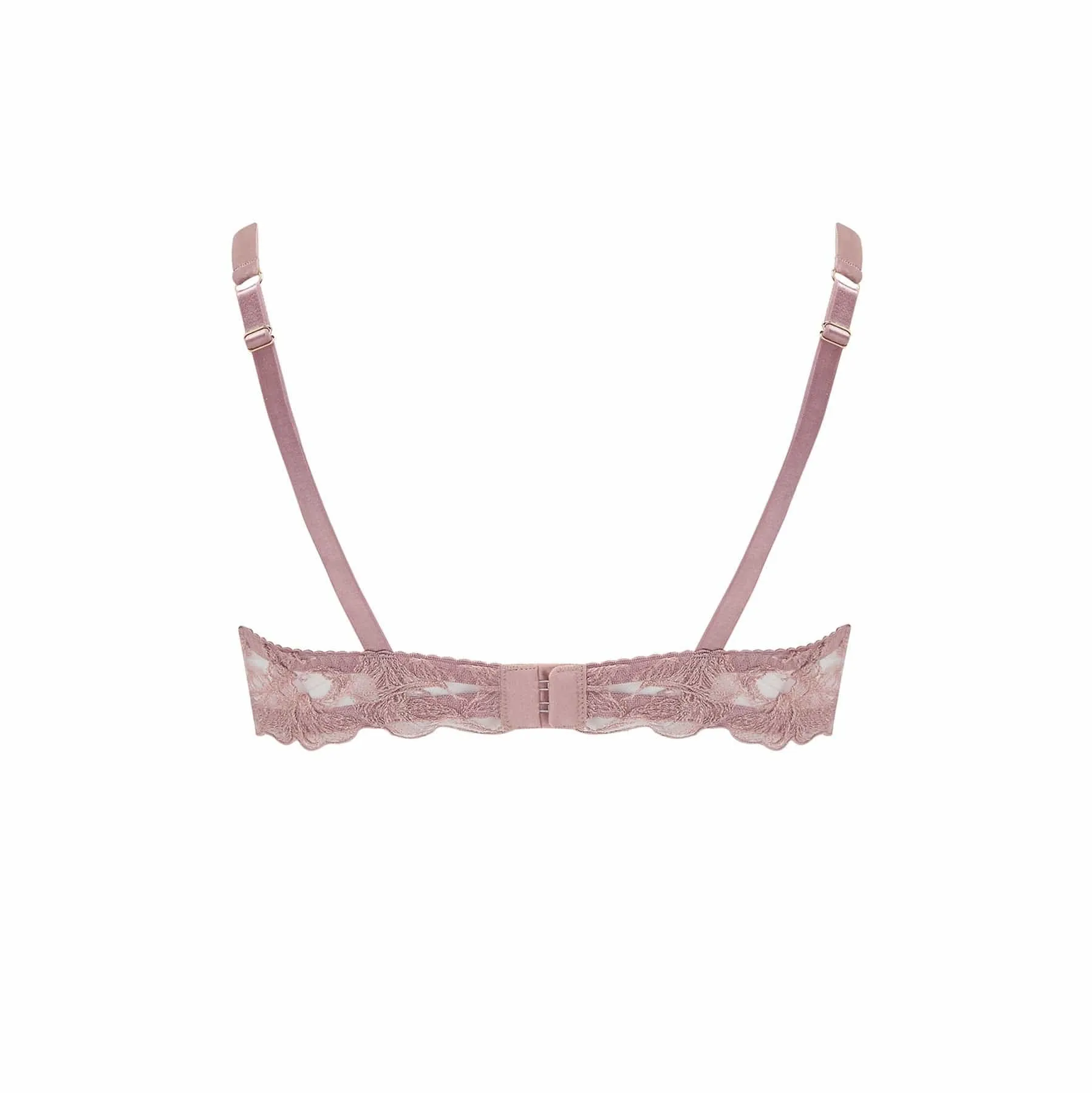Lilian Plunge Bra - Dusty Rose