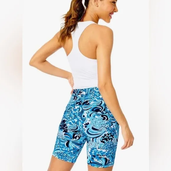 LILLY PULITZER UPF 50 South Beach High Risen Bike Shorts