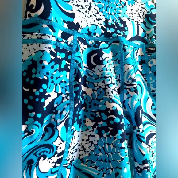 LILLY PULITZER UPF 50 South Beach High Risen Bike Shorts