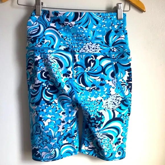 LILLY PULITZER UPF 50 South Beach High Risen Bike Shorts