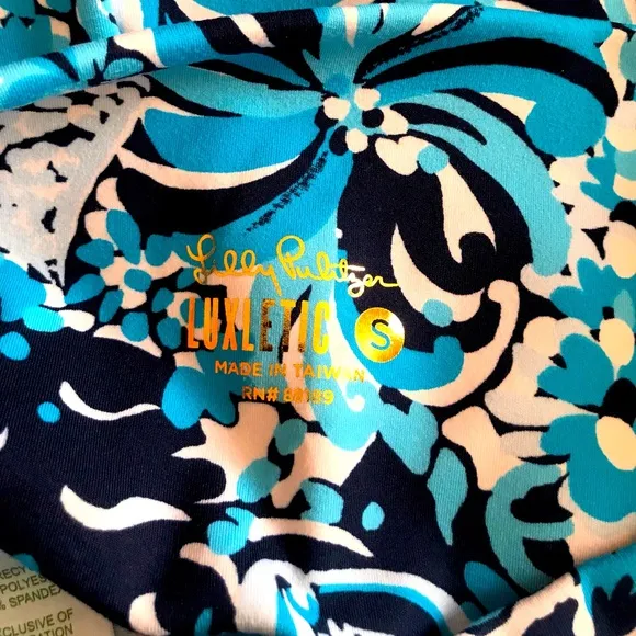 LILLY PULITZER UPF 50 South Beach High Risen Bike Shorts
