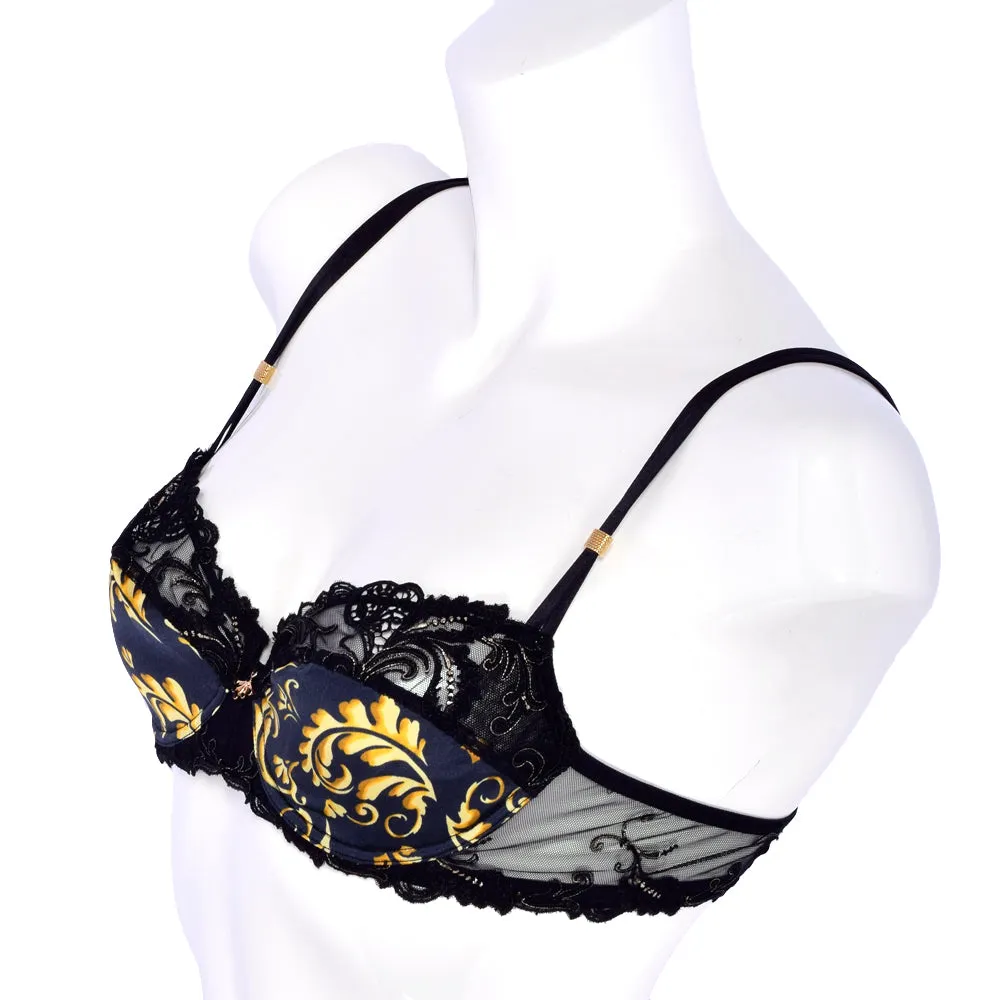 Lise Charmel Underwired Half Cup Bra Black/Gold