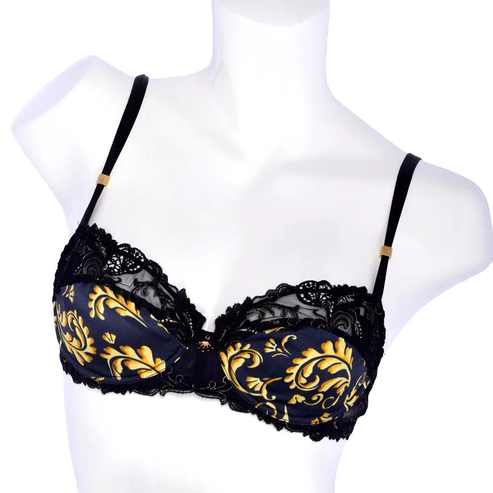 Lise Charmel Underwired Half Cup Bra Black/Gold