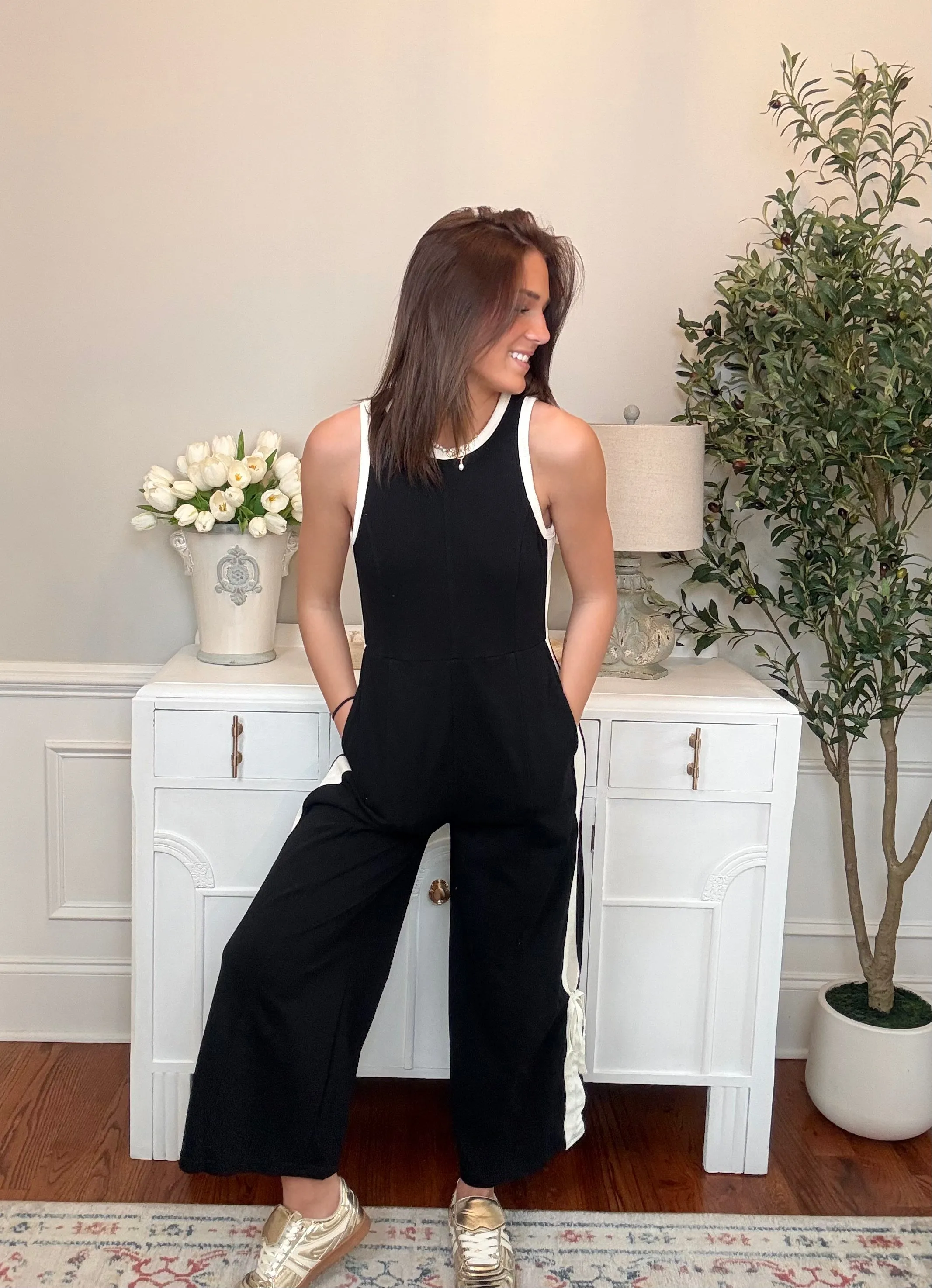 Live Free Active Jumpsuit | Black