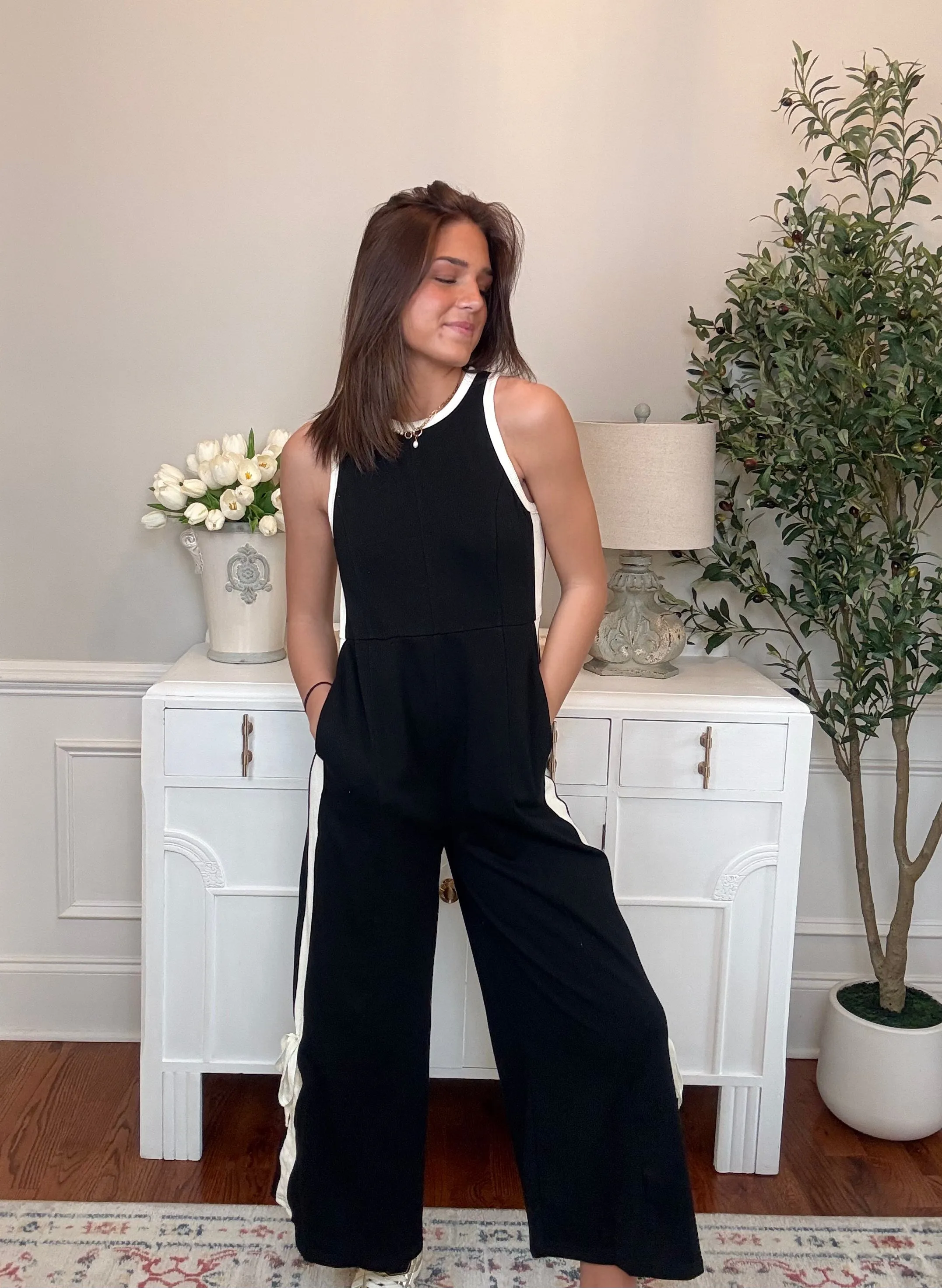 Live Free Active Jumpsuit | Black