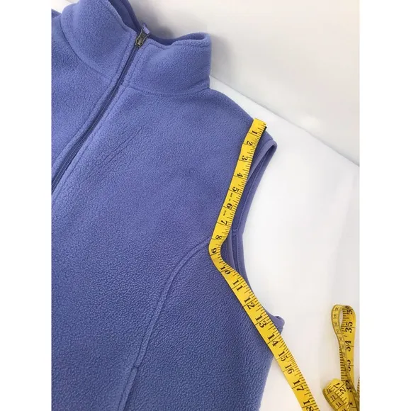 L.L.Bean Polartec Vest Jacket Blue Outdoor Activewear