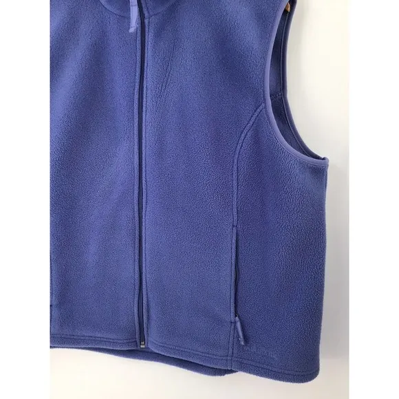 L.L.Bean Polartec Vest Jacket Blue Outdoor Activewear