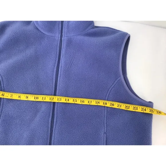 L.L.Bean Polartec Vest Jacket Blue Outdoor Activewear
