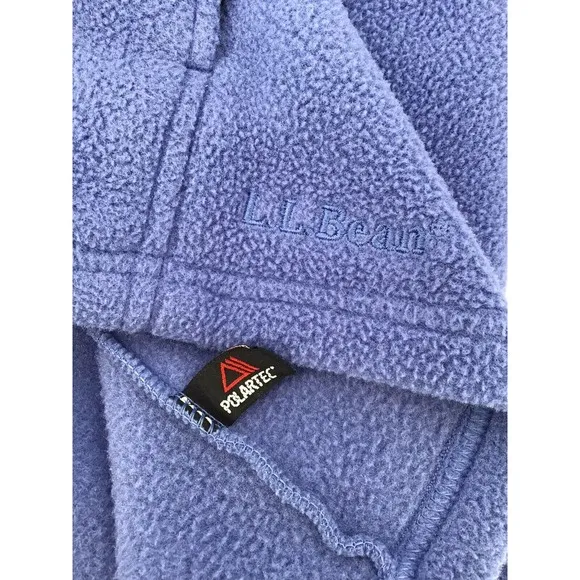 L.L.Bean Polartec Vest Jacket Blue Outdoor Activewear
