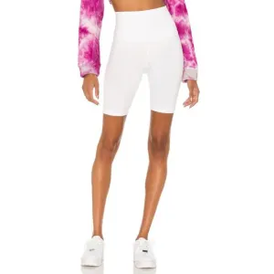 LNA Plain Bike Shorts In White Size L