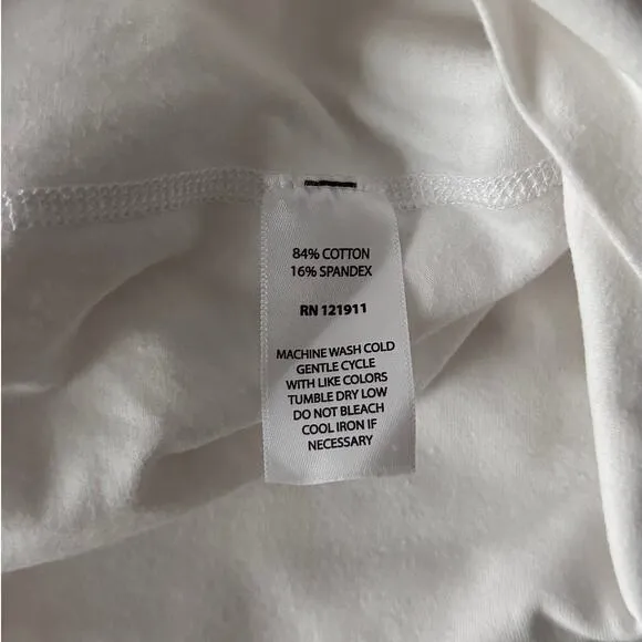 LNA Plain Bike Shorts In White Size L