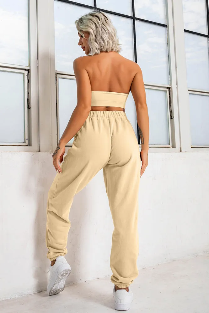 Lola Sweat Pants Set ( Sports Bra   Pants)