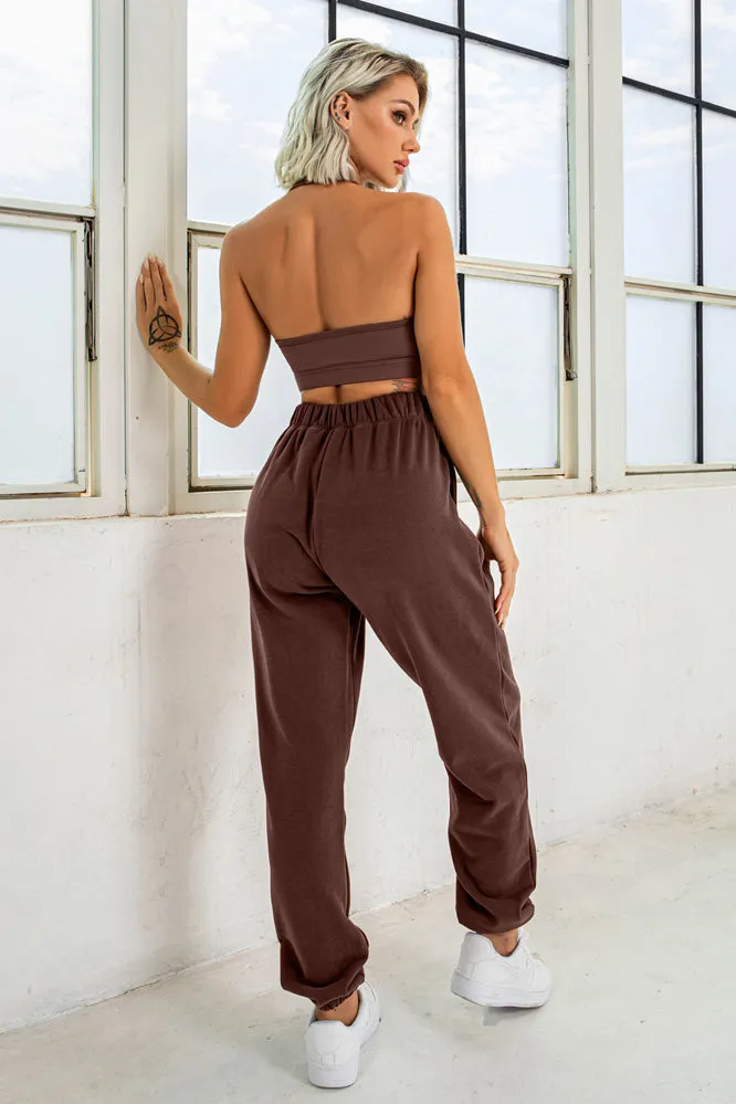 Lola Sweat Pants Set ( Sports Bra   Pants)
