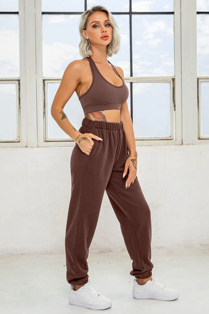 Lola Sweat Pants Set ( Sports Bra   Pants)