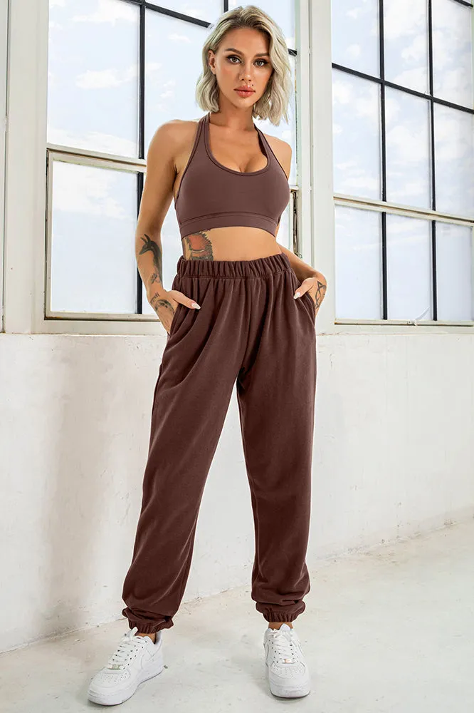Lola Sweat Pants Set ( Sports Bra   Pants)