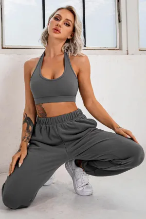Lola Sweat Pants Set ( Sports Bra   Pants)