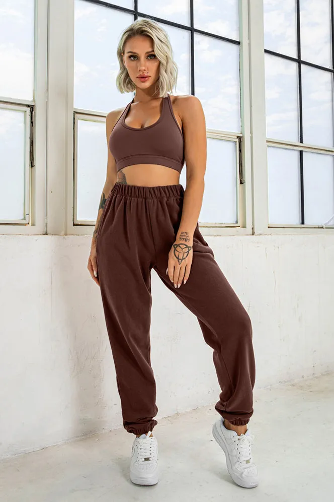 Lola Sweat Pants Set ( Sports Bra   Pants)