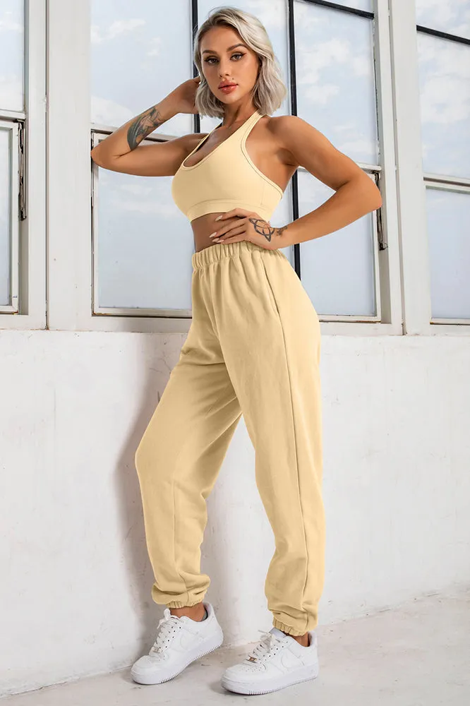 Lola Sweat Pants Set ( Sports Bra   Pants)