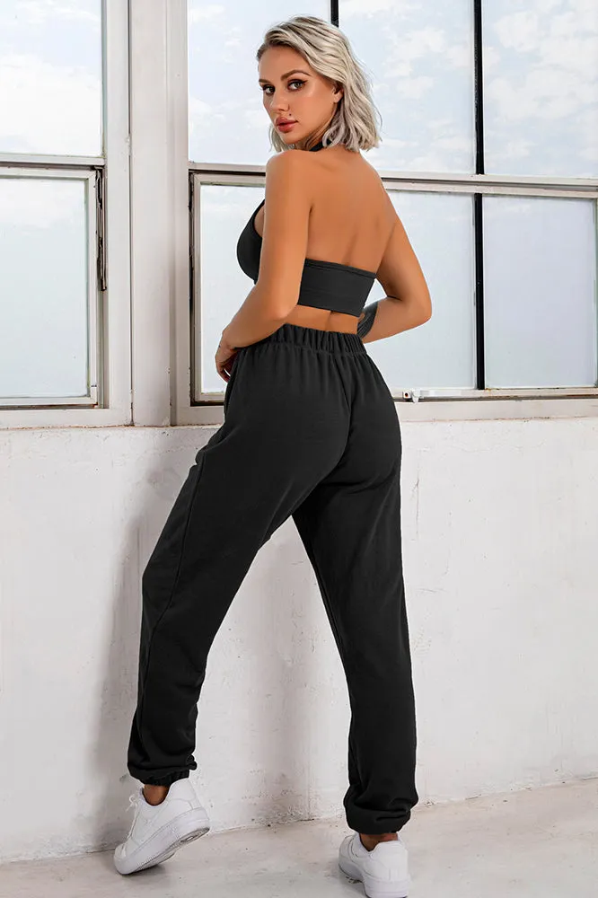 Lola Sweat Pants Set ( Sports Bra   Pants)
