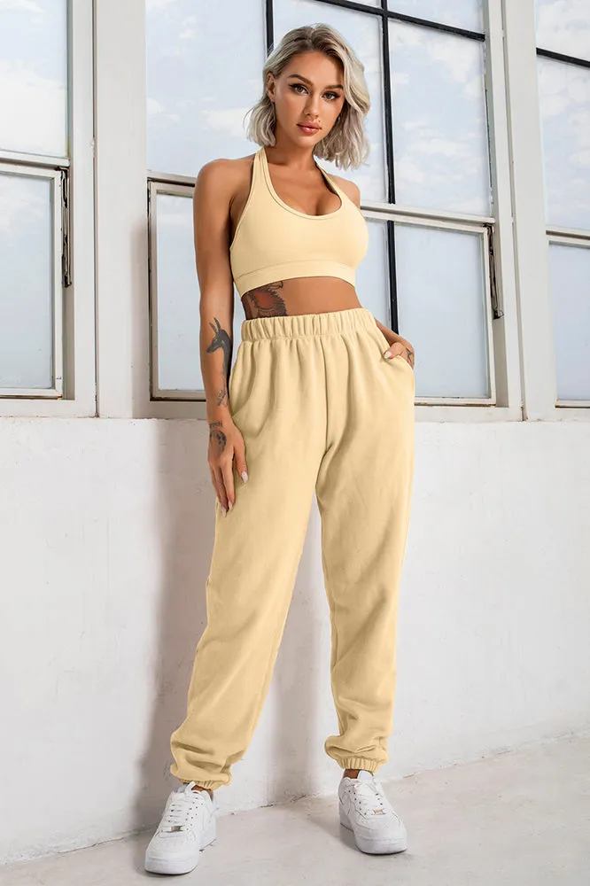Lola Sweat Pants Set ( Sports Bra   Pants)