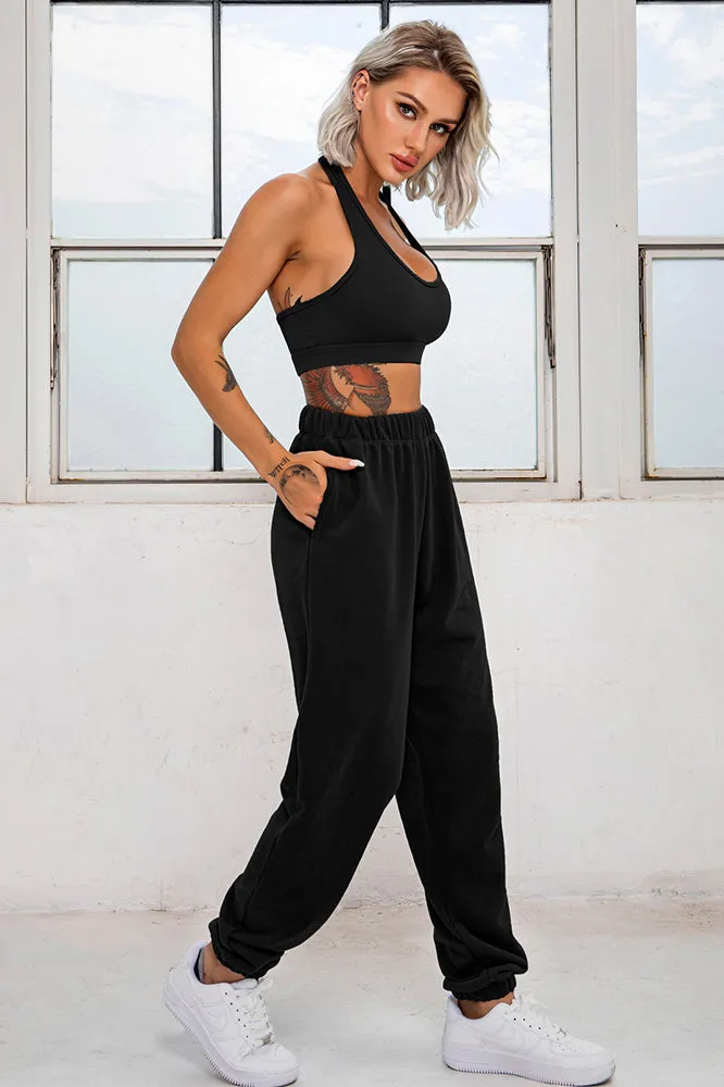 Lola Sweat Pants Set ( Sports Bra   Pants)