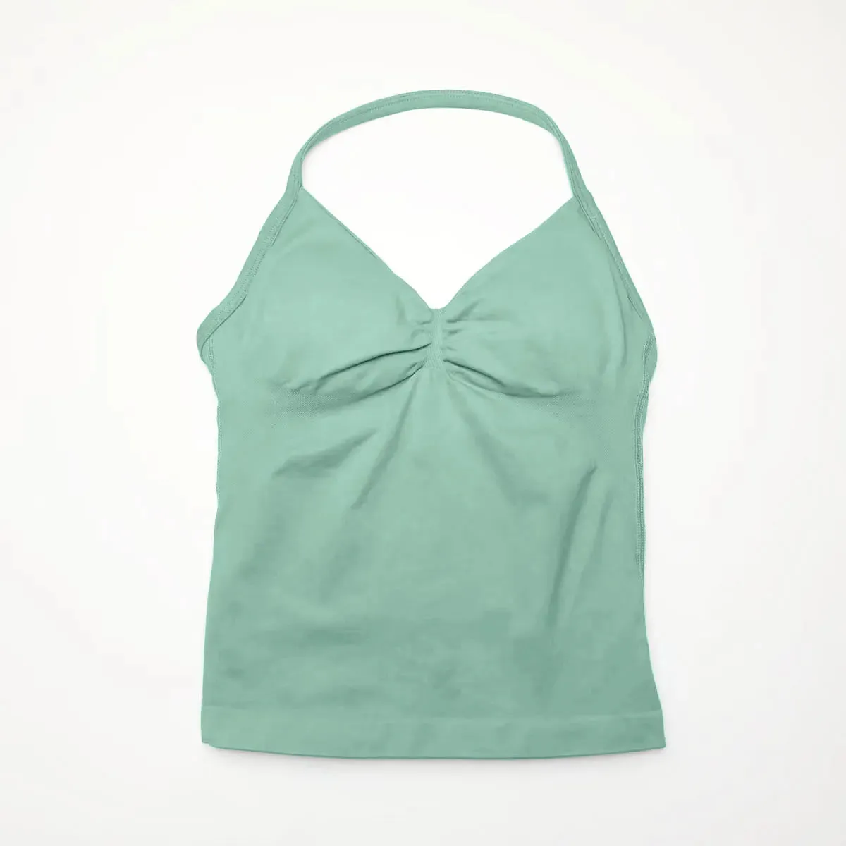 Longline Strappy Sports Tank – Open-Back Yoga & Workout Top