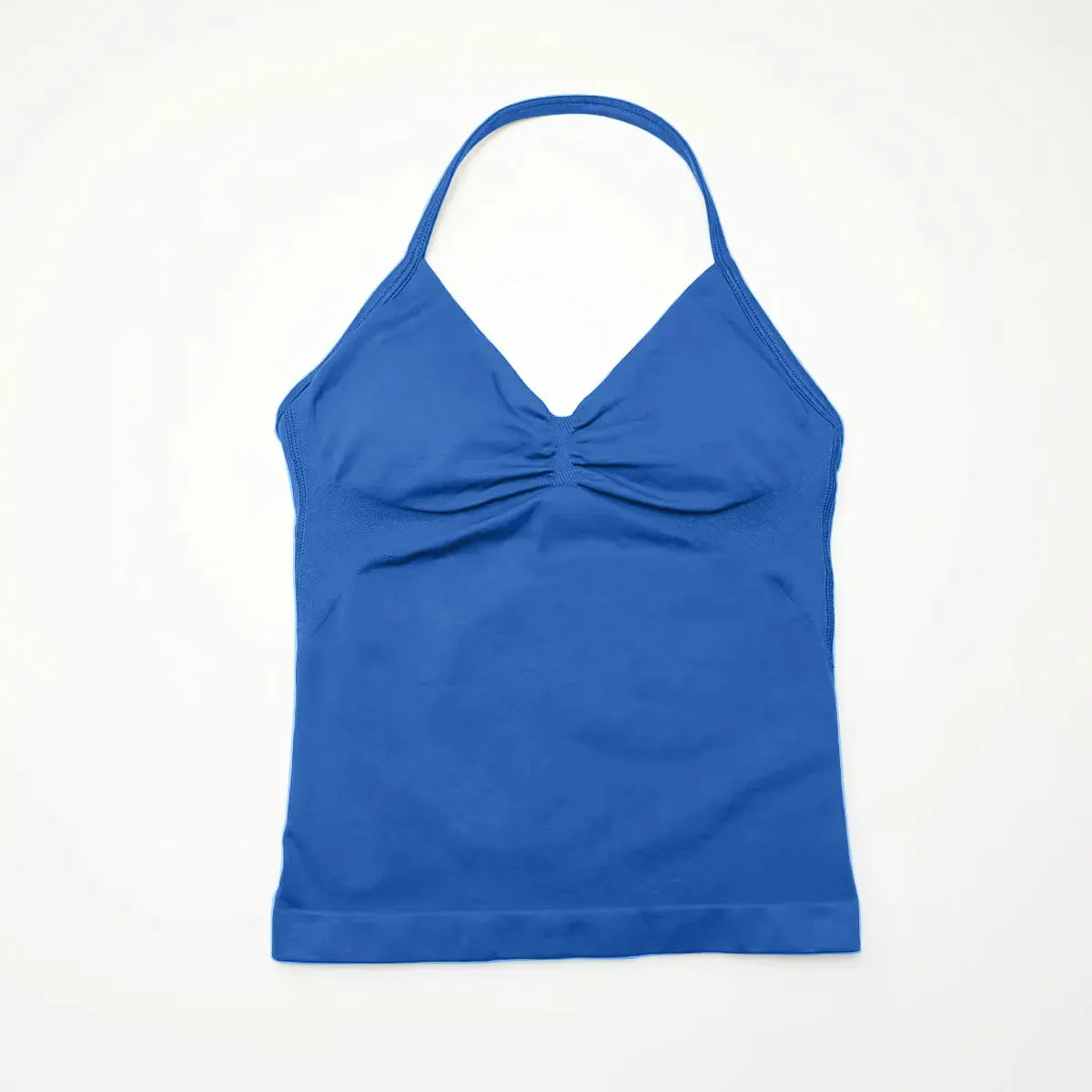 Longline Strappy Sports Tank – Open-Back Yoga & Workout Top